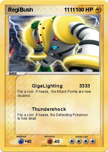 Pokemon RegiBush                     1111