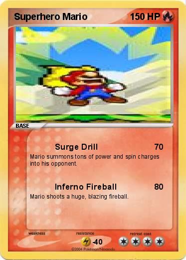 Pokemon Superhero Mario
