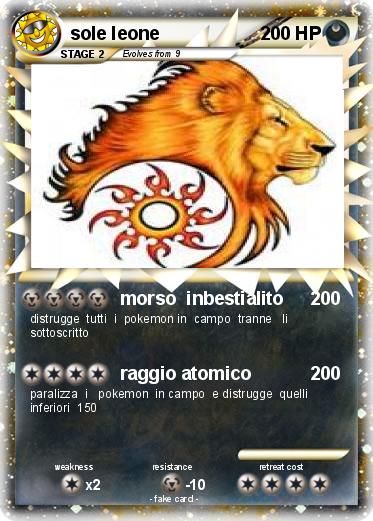 Pokemon sole leone
