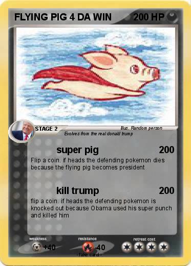 Pokemon FLYING PIG 4 DA WIN