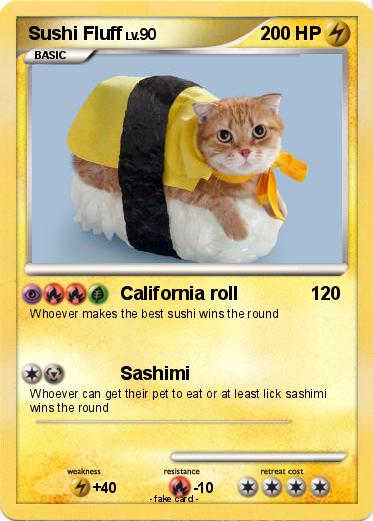 Pokemon Sushi Fluff