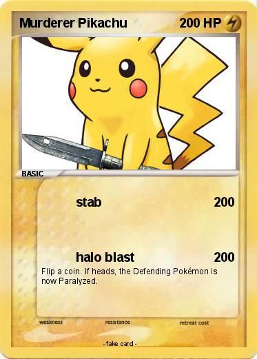 Pokemon Murderer Pikachu