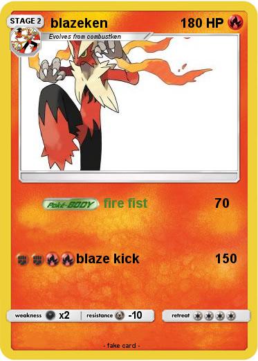 Pokemon blazeken
