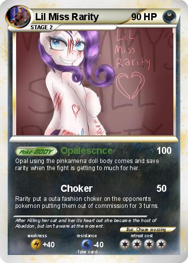 Pokemon Lil Miss Rarity