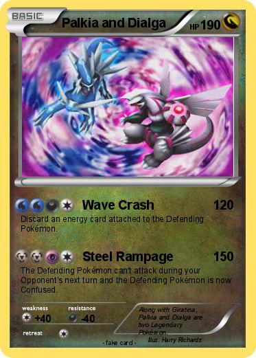 Pokemon Palkia and Dialga