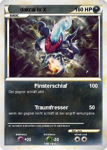 Pokemon dakrai lv X