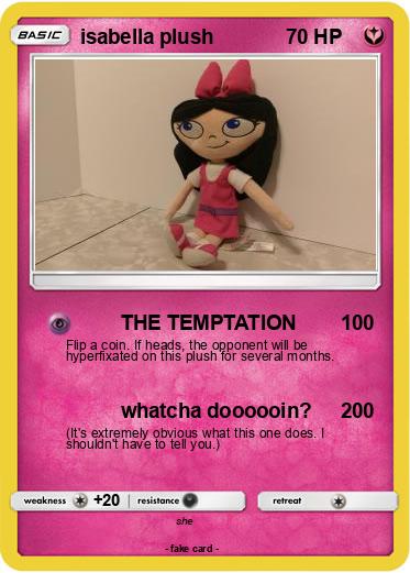 Pokemon isabella plush