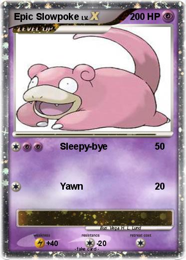 Pokemon Epic Slowpoke