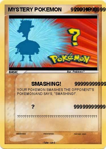 Pokemon MYSTERY POKEMON      99999999999999999999999999999999999999999999999999999999