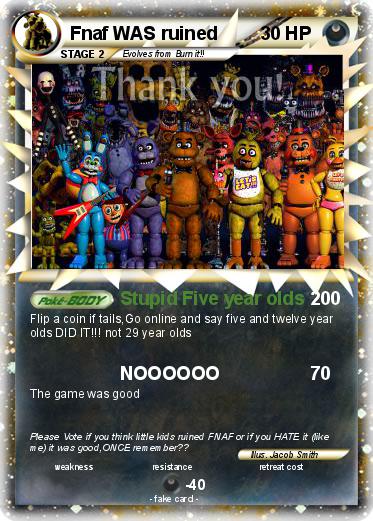 Pokemon Fnaf WAS ruined