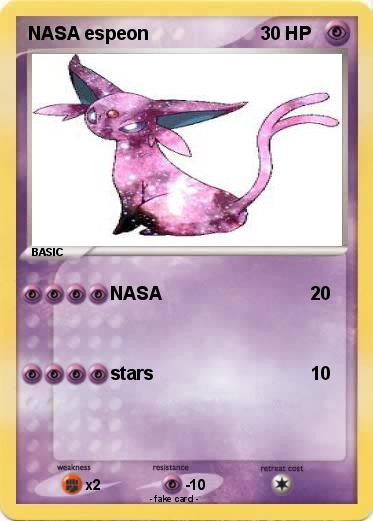 Pokemon NASA espeon