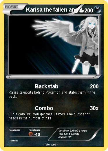 Pokemon Karisa the fallen angel