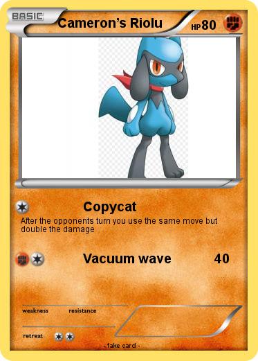 Pokemon Cameron’s Riolu