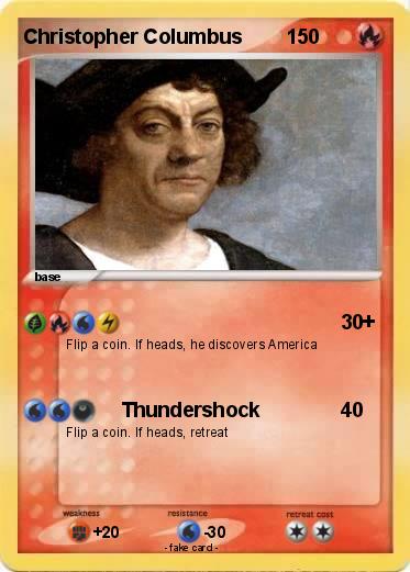 christopher columbus pokemon card Pokemon christopher columbus 119