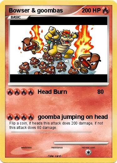 Pokemon Bowser & goombas