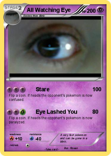 Pokemon All Watching Eye