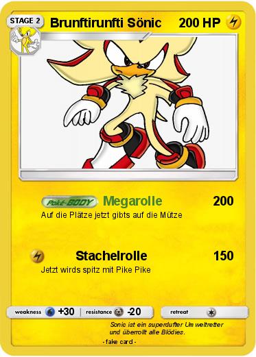 Pokemon Brunftirunfti Sönic