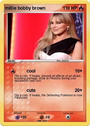 Pokemon millie bobby brown