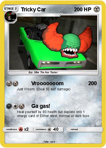 Pokemon Tricky Car
