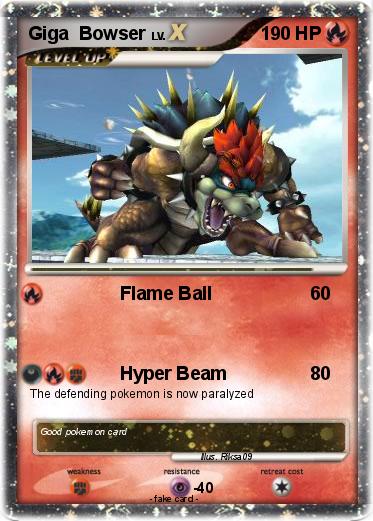 Pokemon Giga  Bowser
