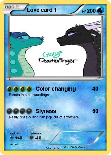 Pokemon Love card 1
