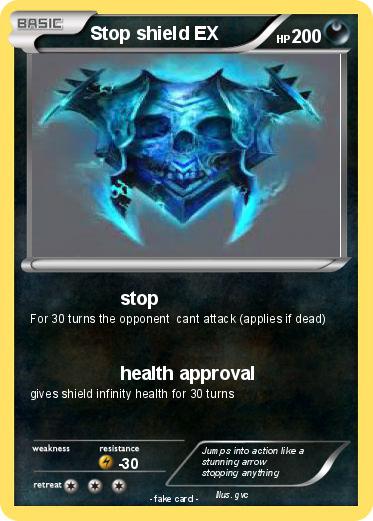 Pokemon Stop shield EX