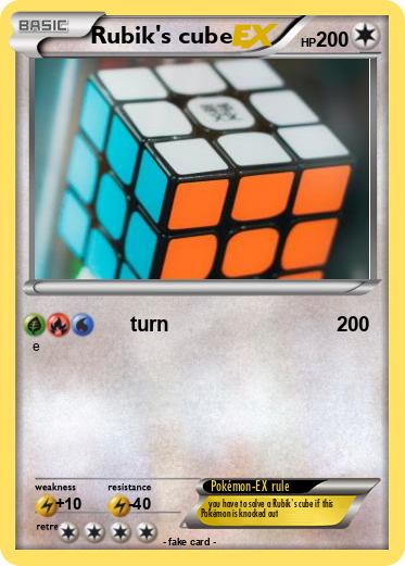 Pokemon Rubik's cube
