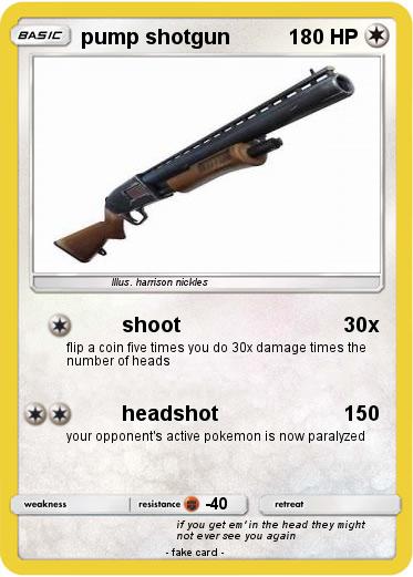 Pokemon pump shotgun