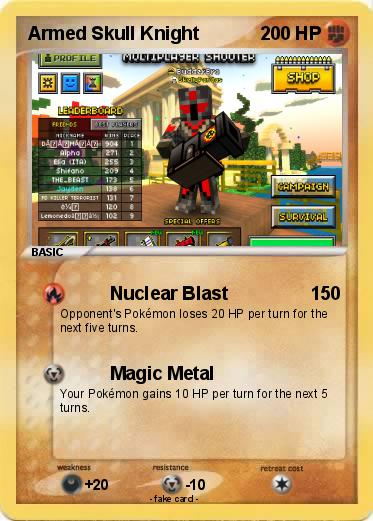 Pokemon Armed Skull Knight