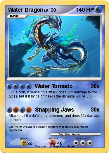 Pokemon Water Dragon