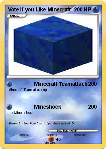 Pokemon Vote if you Like Minecraft Pokemon Vote if you Like Minecraft