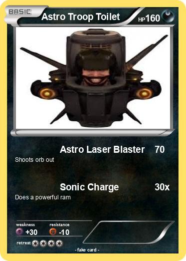 Pokemon Astro Troop Toilet