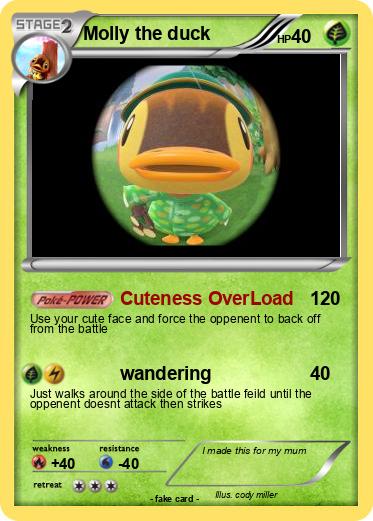 Pokemon Molly the duck