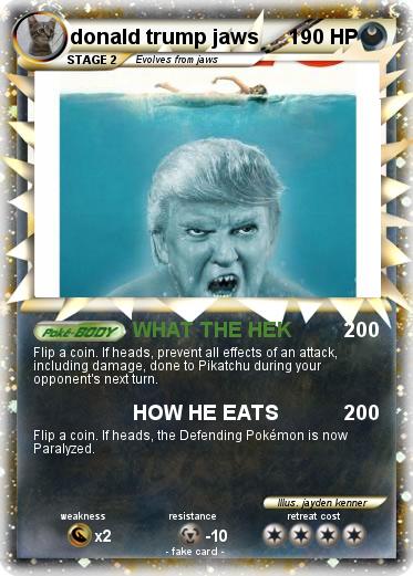Pokemon donald trump jaws