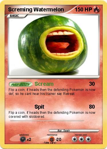 Pokemon Screming Watermelon