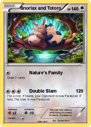 Pokemon Snorlax and Totoro