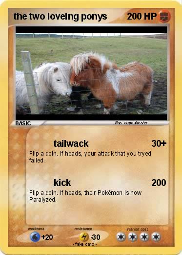 Pokemon the two loveing ponys