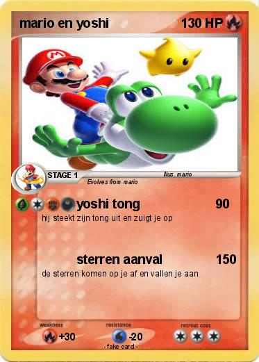 Pokemon mario en yoshi