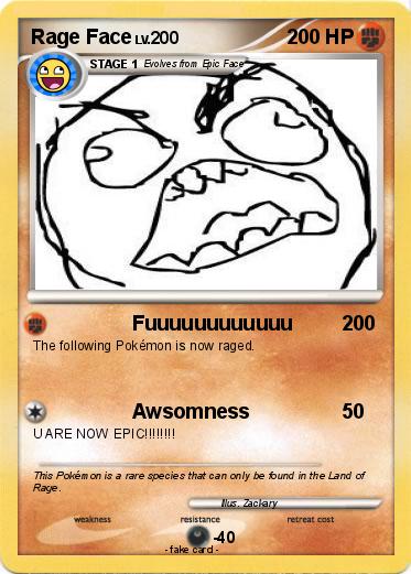 Pokemon Rage Face