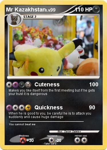 Pokemon Mr Kazakhstan