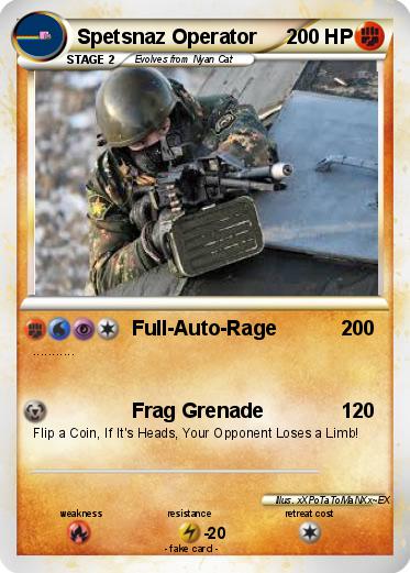 Pokemon Spetsnaz Operator