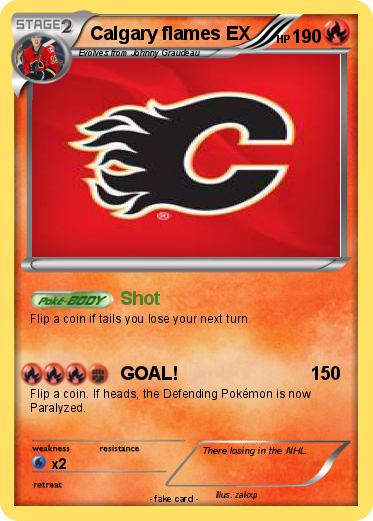 Pokemon Calgary flames EX
