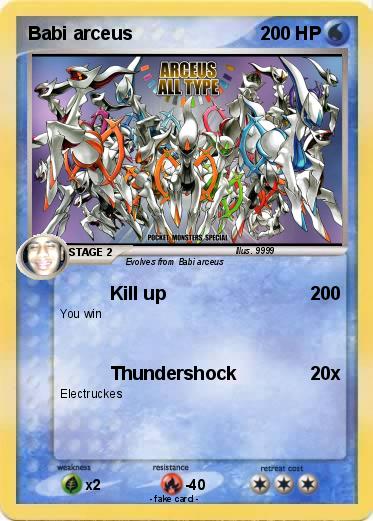 Pokemon Babi arceus