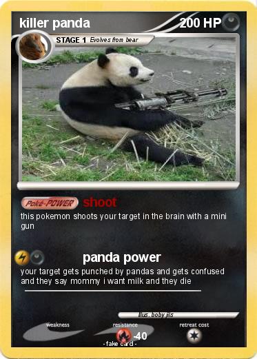 Pokemon killer panda