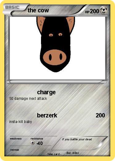 Pokemon the cow