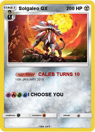 Pokemon Solgaleo GX