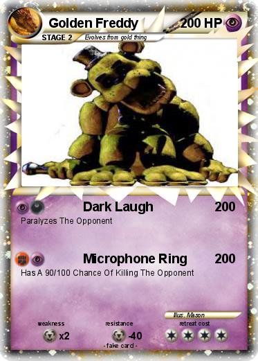 Pokemon Golden Freddy