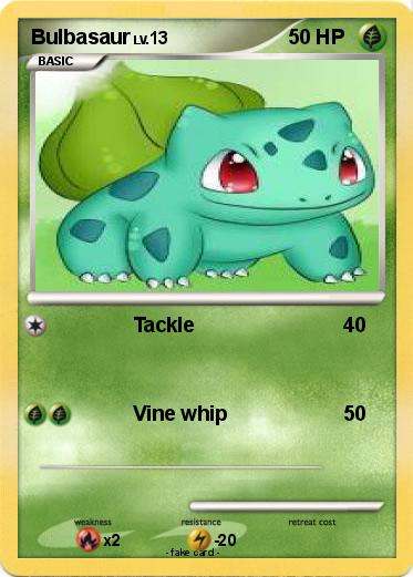 Pokemon Bulbasaur