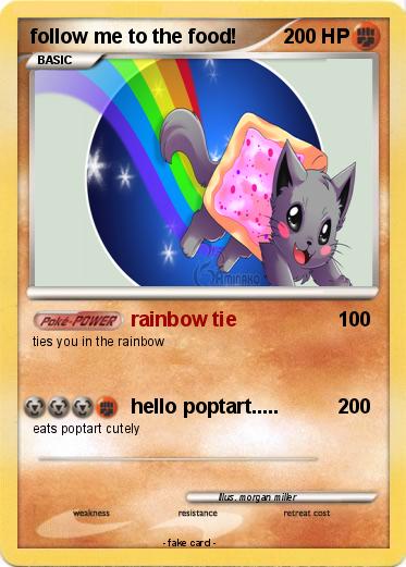 Pokemon follow me to the food!