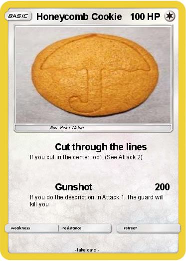 Pokemon Honeycomb Cookie
